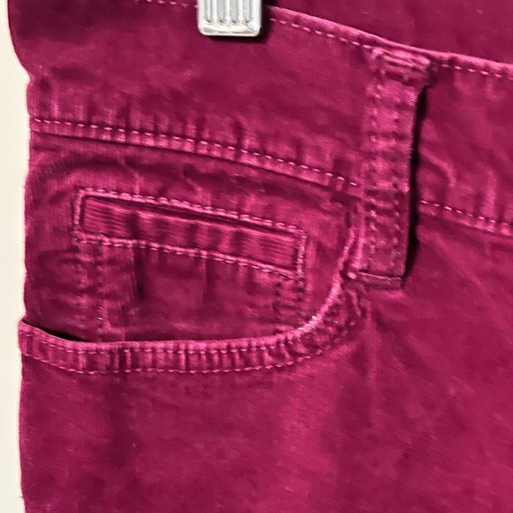 Old Navy The Sweetheart Maroon Corduroy Pants Sz 4 Boot cut - Picture 3 of 9